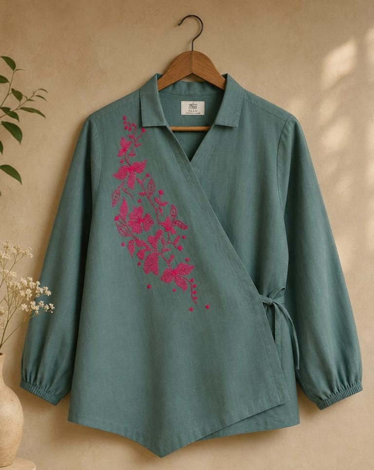 Dark Sea Green Shirt - Image 1