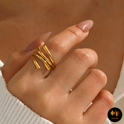 Eos Golden Ring | Stainless Steel