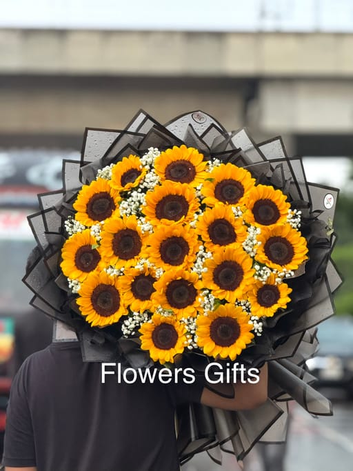 Premium Fresh Sunflower Bouquet 