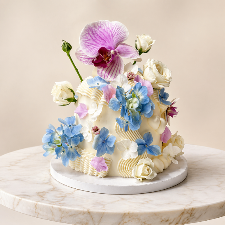 Enchanted Dale – Flower Dome Cake