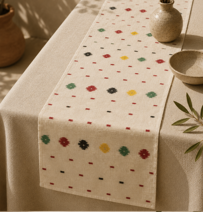 Jamdani Table Runner