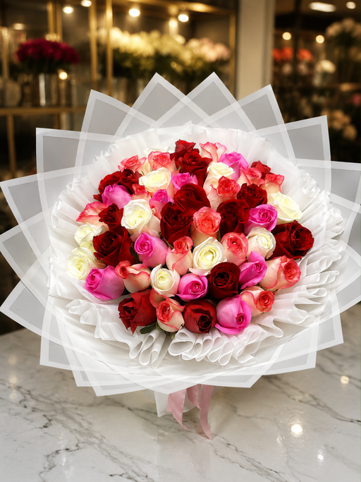 Mix 51 Roses Bloom