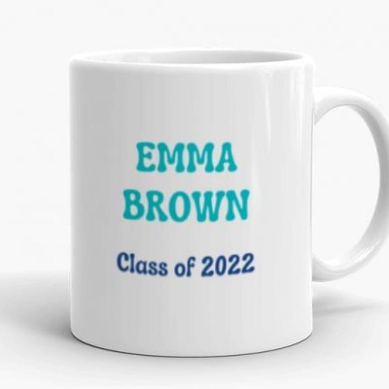 Personalised Name and Photo Graduation Mug