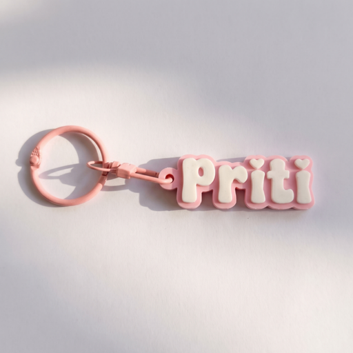 Baby pink and white