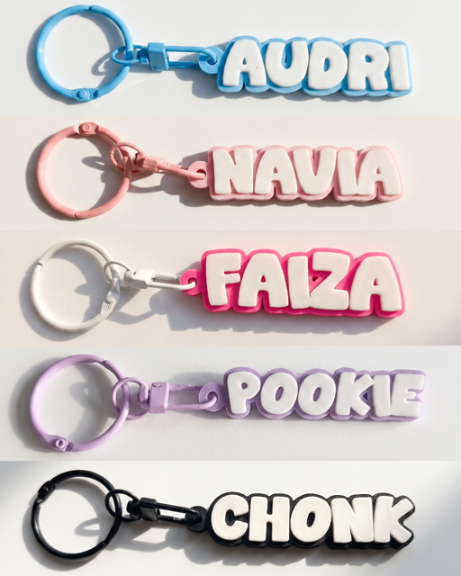 Chonk Custom Keychain