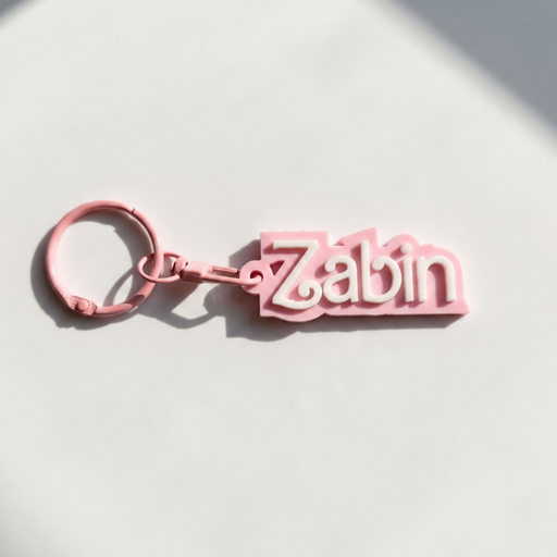 Baby pink and white