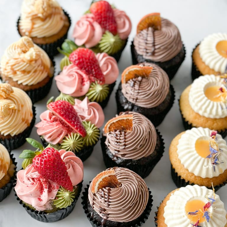 Garden Medley – Fruits Gourmet Cupcakes