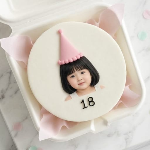 Glow Up Edible Icing Printed Bento Cake