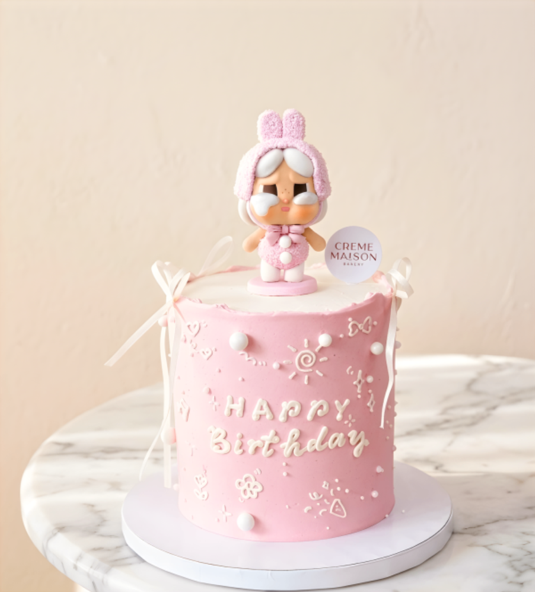 Crybaby Blush Pink Cake