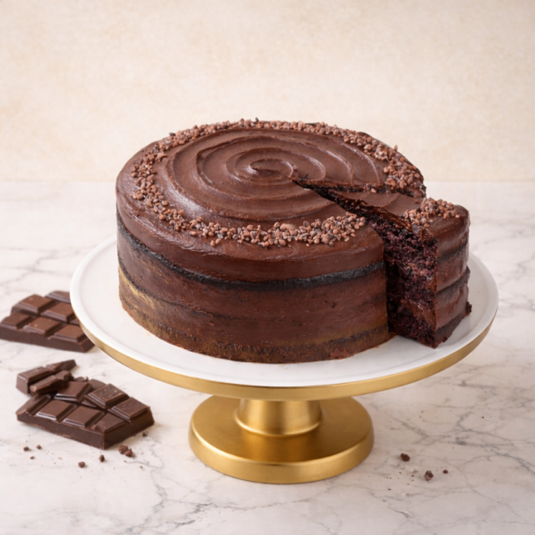 Belgian Chocolate Truffle Gourmet Cake