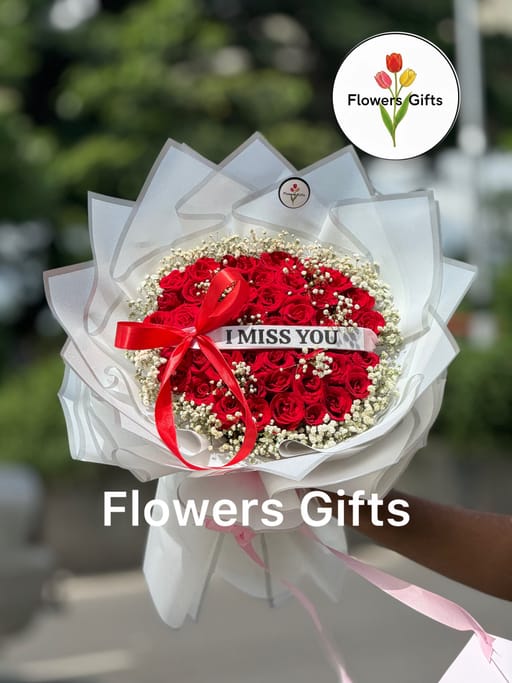 Premium Fresh Red Rose Bouquet 🌸