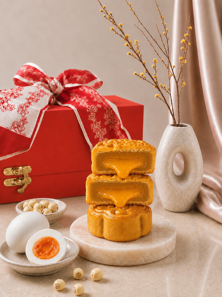 Marigold – Heritage White Lotus Salted Egg Mooncake Gift Set