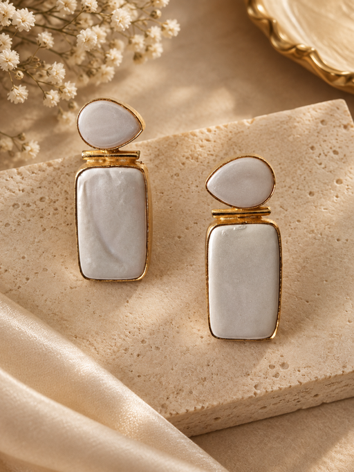 Luna Stone Drop Earrings