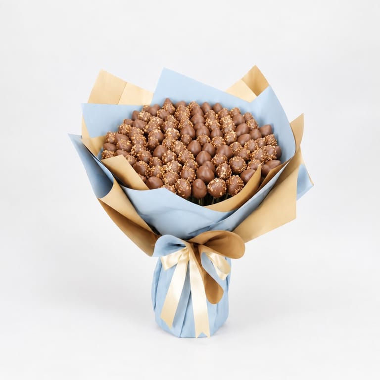 Grand Speculoos and Roasted Almond Strawberry Bouquet - Image 2