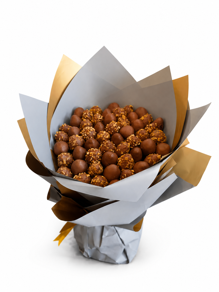 Golden Crunch Strawberry Bouquet - Image 2
