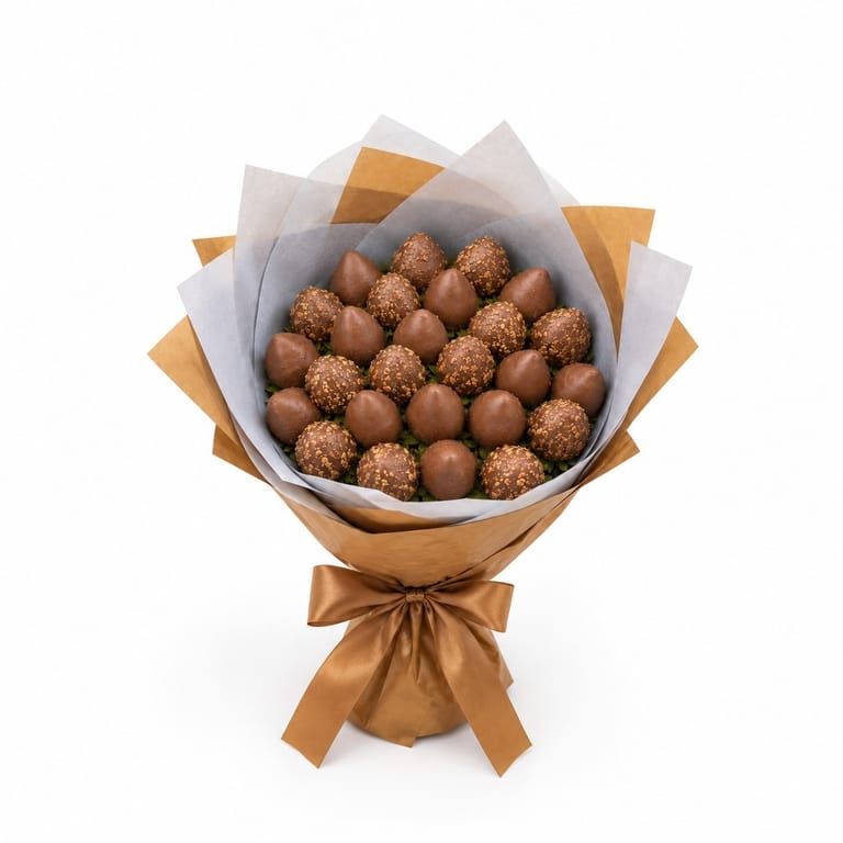 Almond Bliss Strawberry Bouquet - Image 1