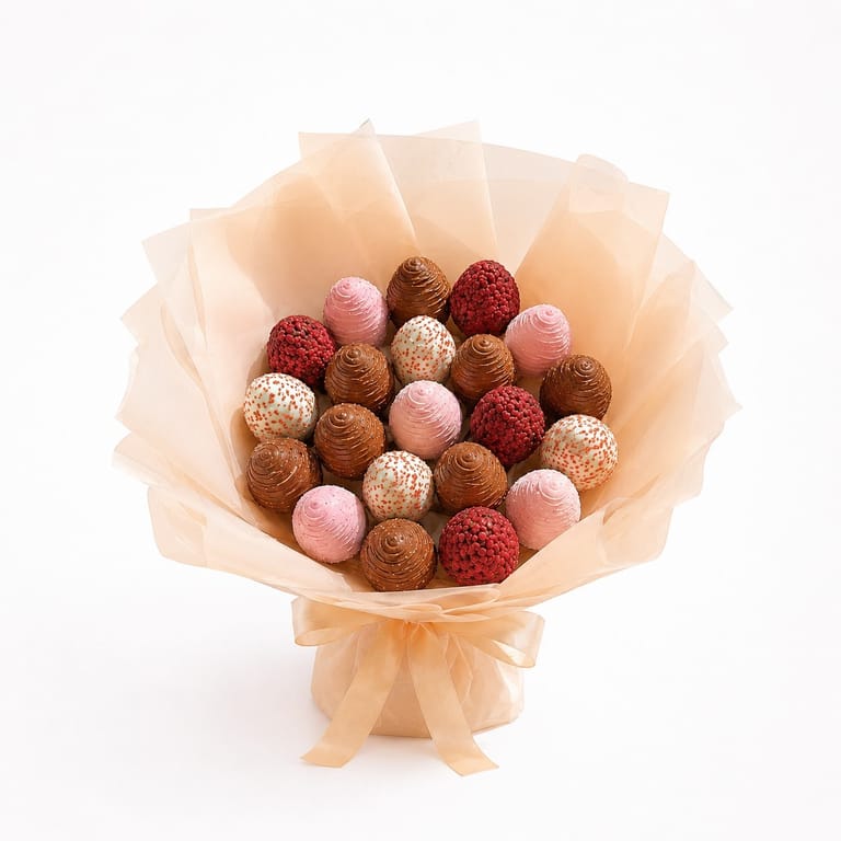 Ruby & Red Velvet Strawberry Elegance - Image 1