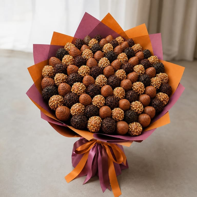 Grand Luxury Strawberry Chocolate Bouquet - Image 1