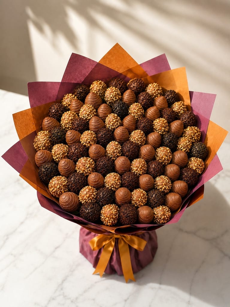 Grand Luxury Strawberry Chocolate Bouquet - Image 2