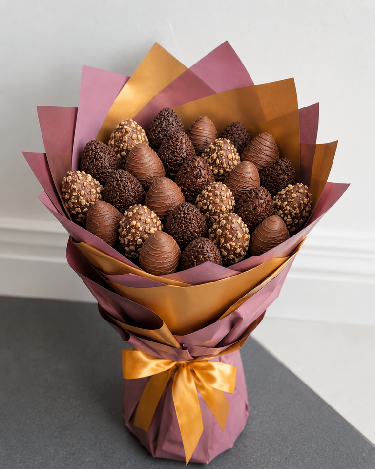 Handy Luxury Strawberry Chocolate Bouquet - Image 2