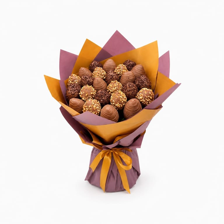 Handy Luxury Strawberry Chocolate Bouquet - Image 3