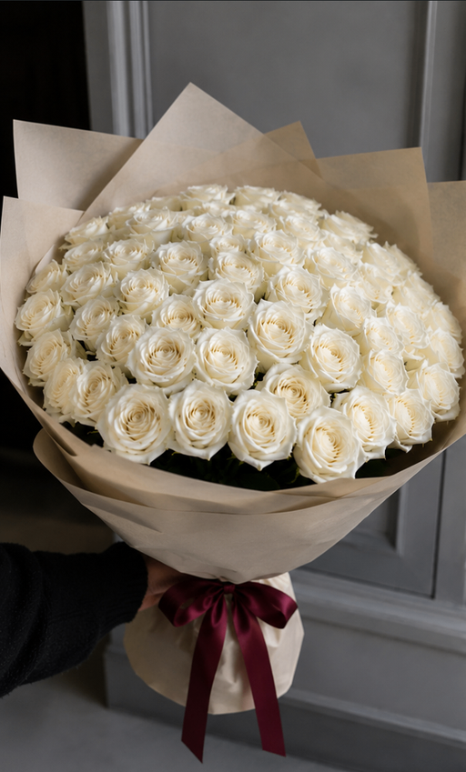 White Whisper Forever- 50 Roses