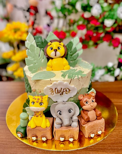 Jungle Theme Cake
