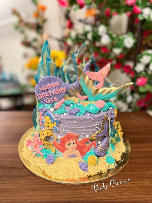 Mermaid Theme Cake