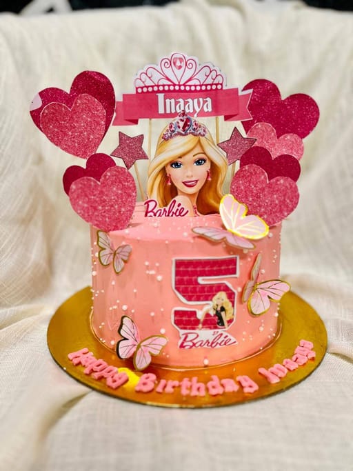 Barbie Theme Cake