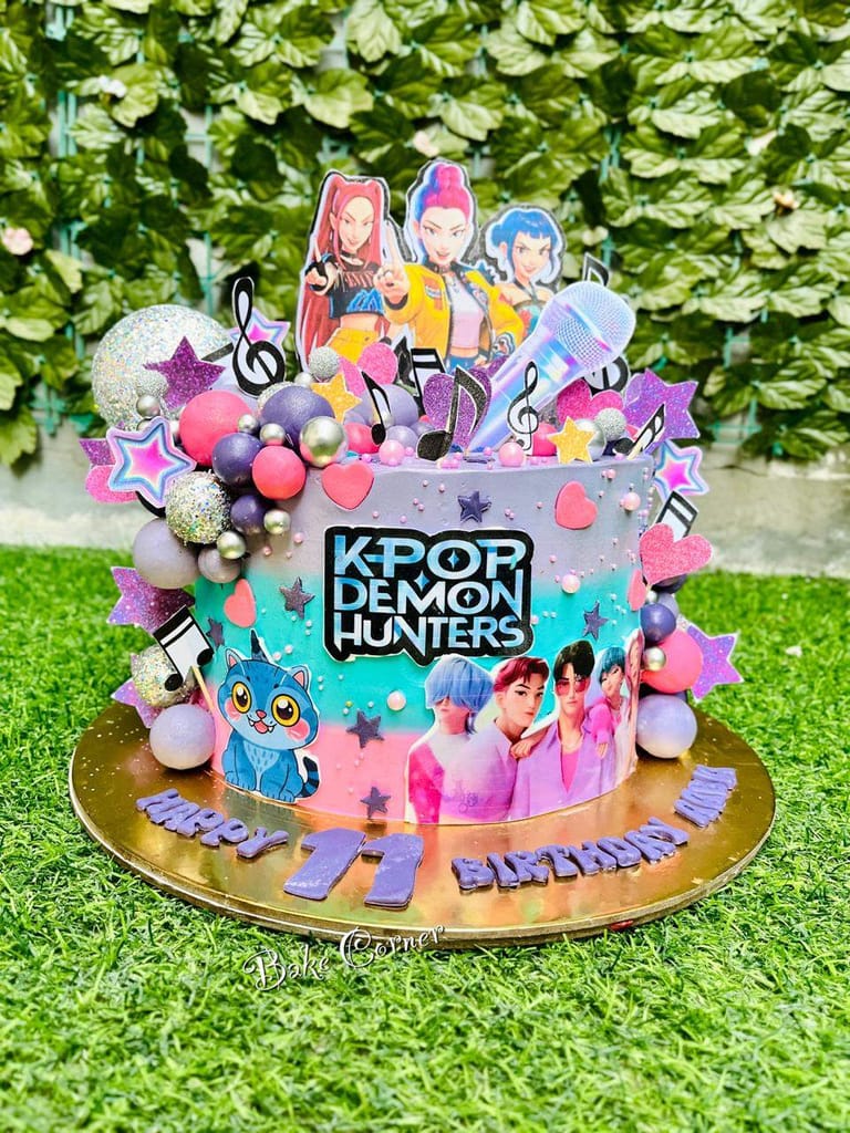 K-Pop Demon Hunter Cake - Image 1
