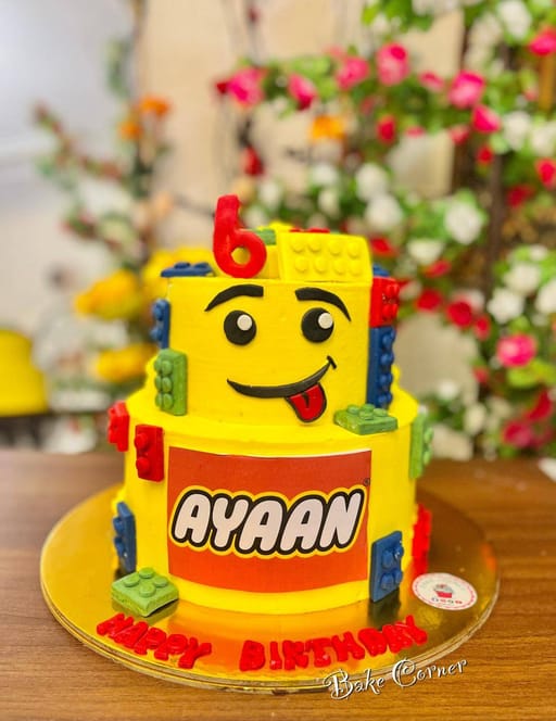 Lego Theme Cake
