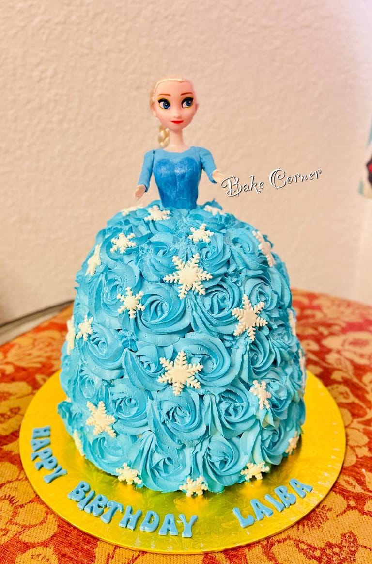 Frozen Elsa Doll Cake - Image 1