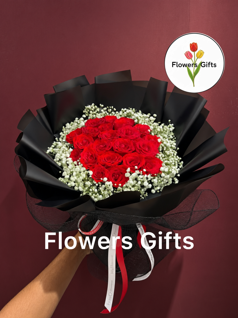 Premium Fresh China Red Rose Bouquet 💐 - Image 1