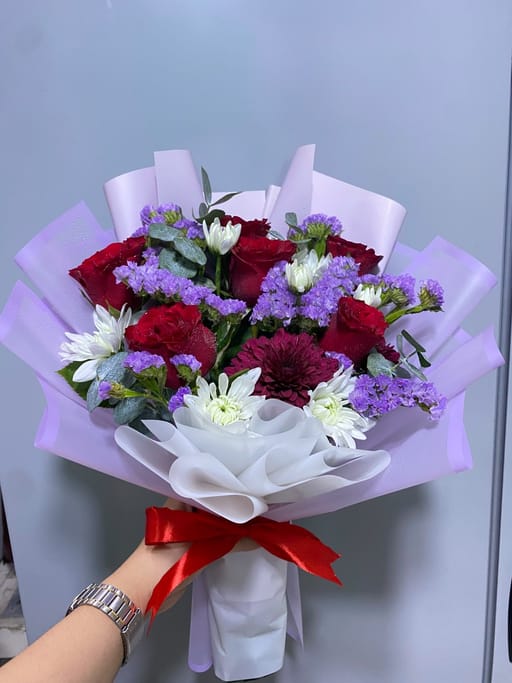 The Royal Crimson & Purple Lilac Serenade