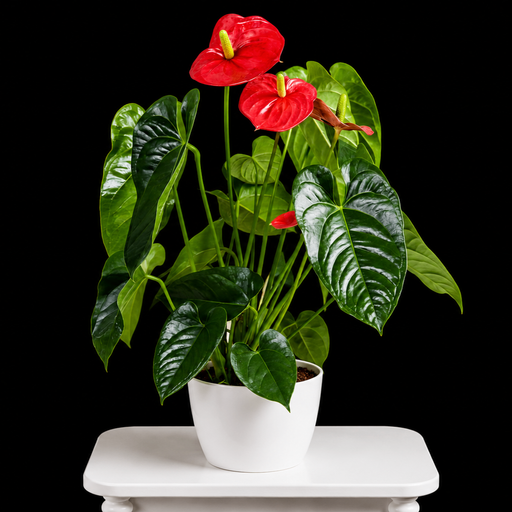 Red Anthurium Plant