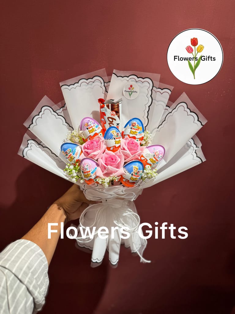 Premium Kinder Joy Bouquet - Image 1