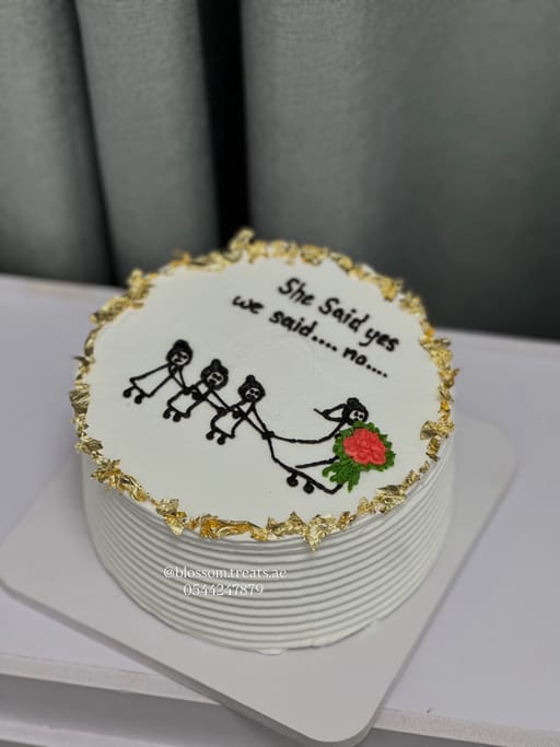 Half Kg Bride To Be Cake 