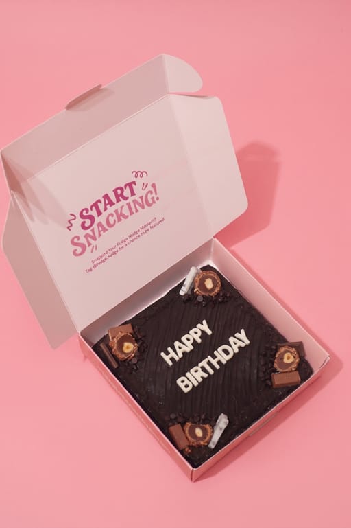 Brownie Slab with Toppings