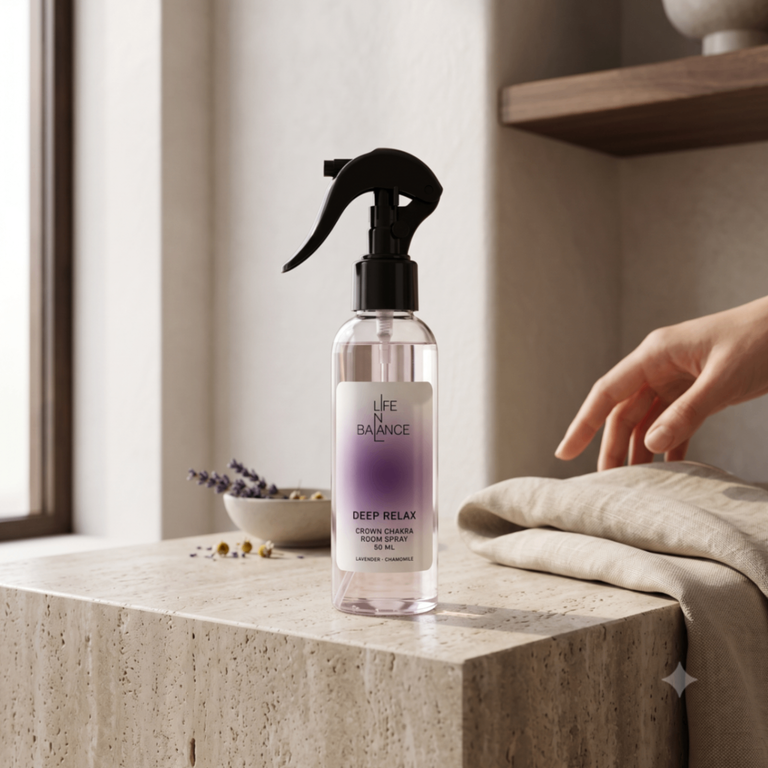 Deep relax | Lavender & Chamomile — Crown Chakra Pillow Spray - Image 3