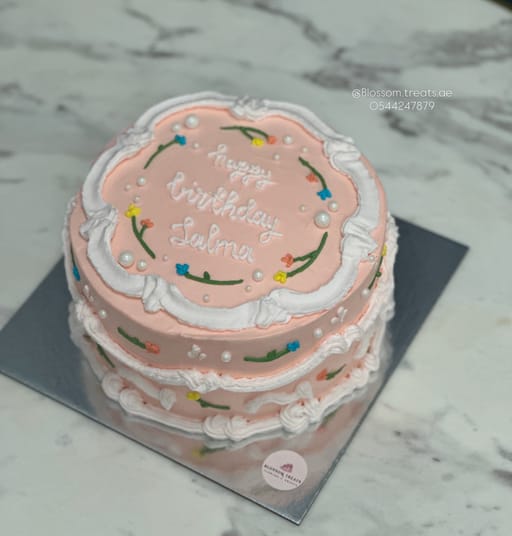 Vintage Blossom Cake🌸
