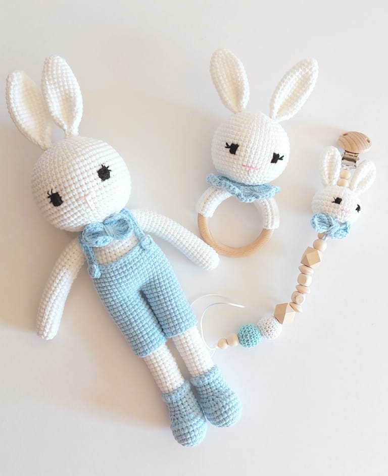 Bunny Baby Boy Gift Set