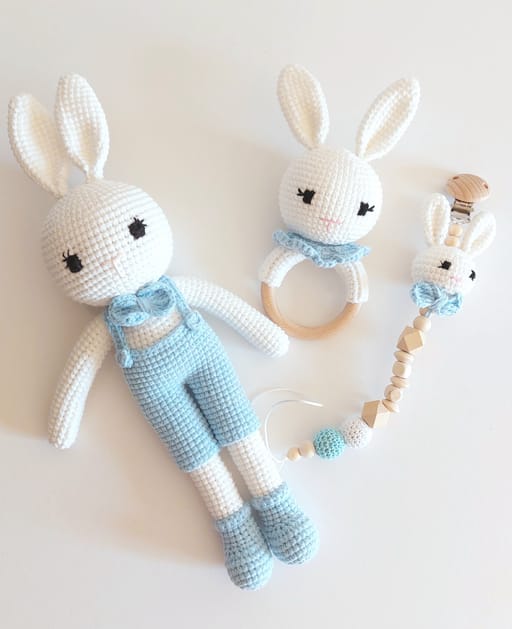 Bunny Baby Boy Gift Set