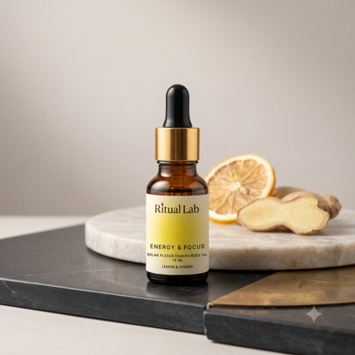 Energy and focus | Lemon & Ginger — Solar Plexus Chakra Body Oil 