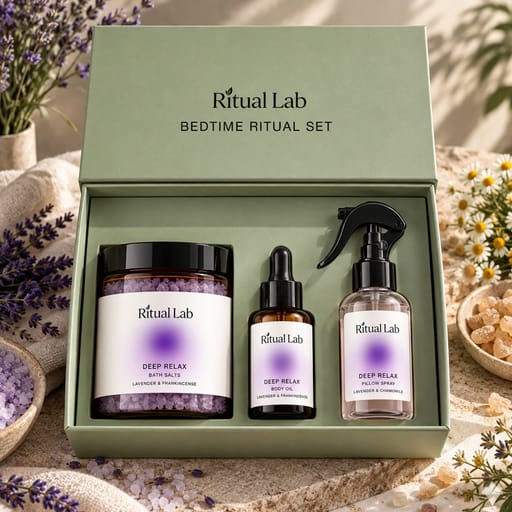Deep relax gift set | Lavender & Frankincense — Bedtime RitualSet