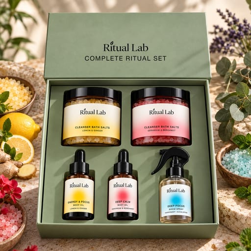 The full reset gift set | Three blends — Complete Ritual Set 