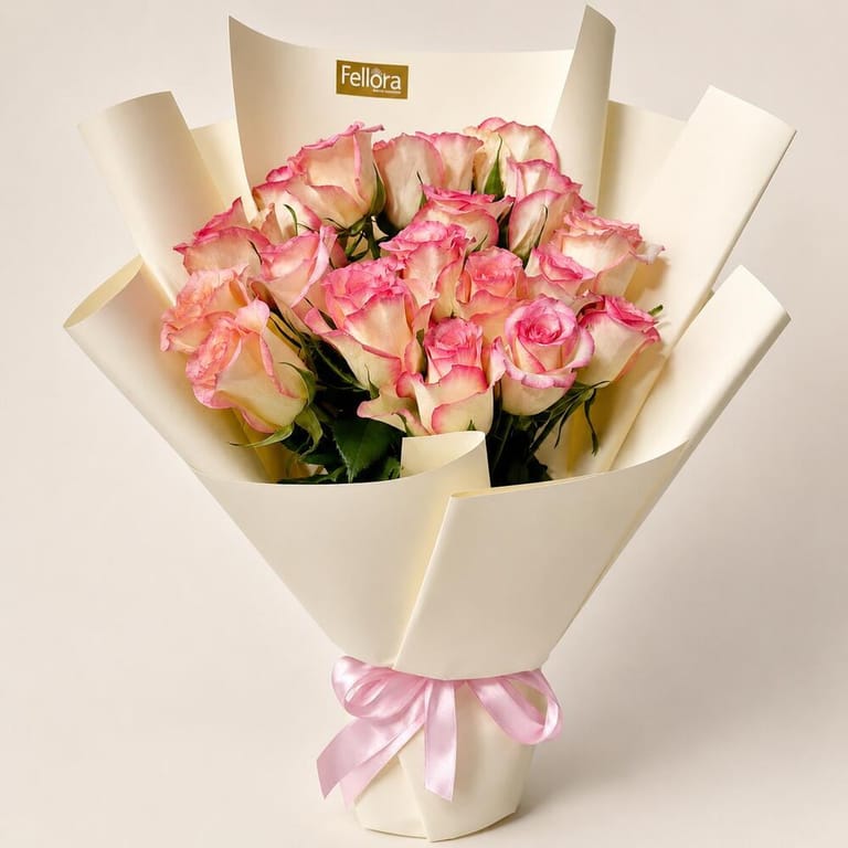 Bouquet of 21 Jumilia Roses-A15 - Image 1