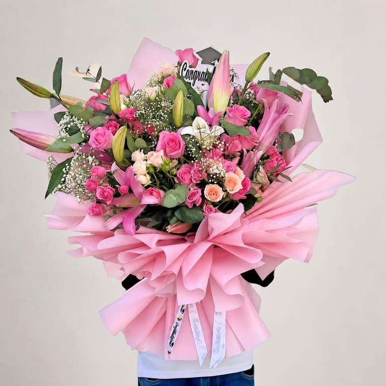 Bouquet Of Mixed Flowers-A26 - Image 1