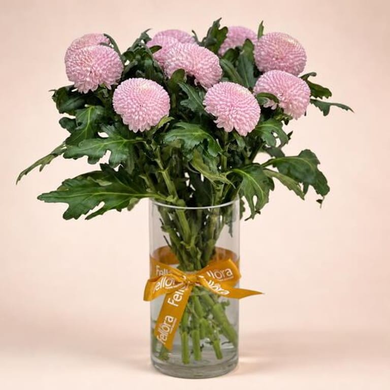 11 Chrysanthemum Ping Pong Vase-A50 - Image 1