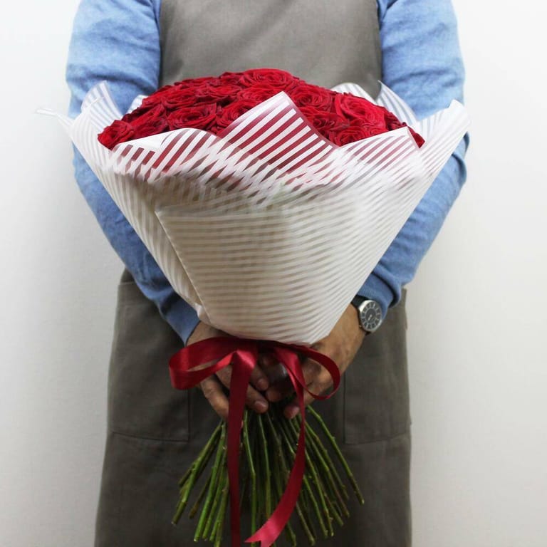 51 Luxurious Red Rose Bouquet-A116 - Image 6
