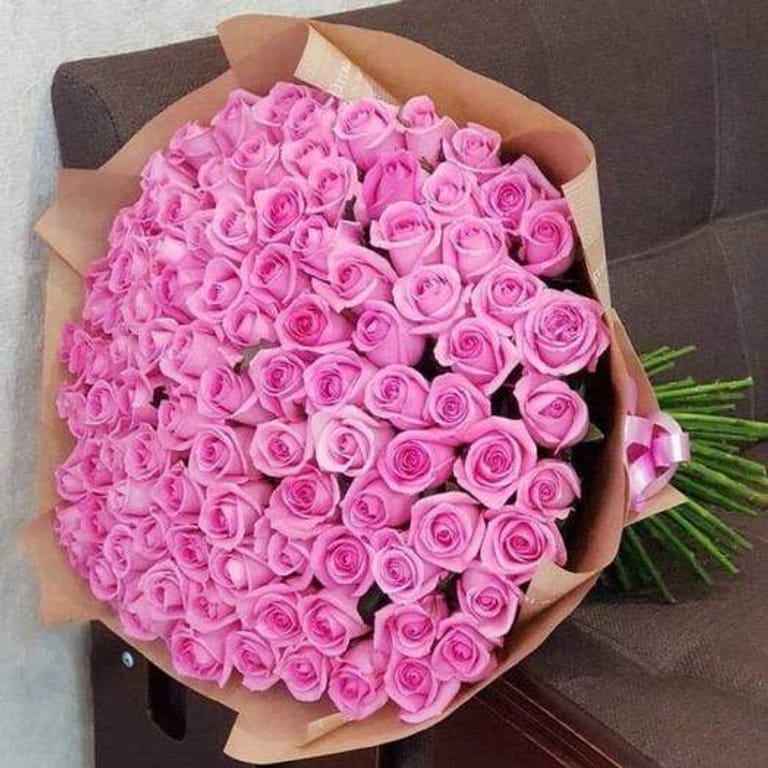 101 Luxury Pink Rose Bouquet-A150 - Image 1